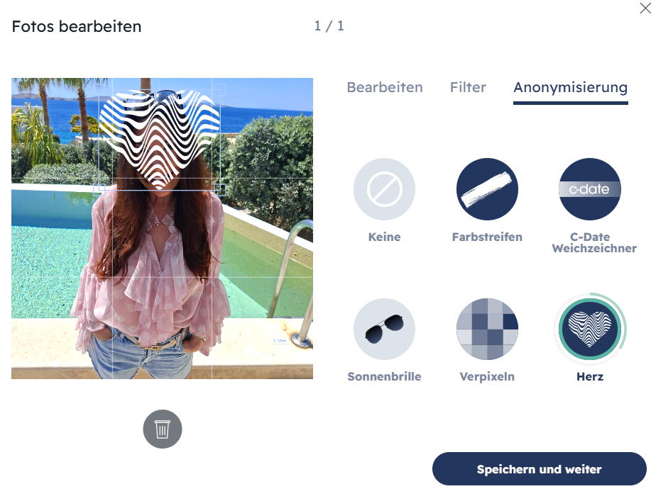 C-Date Anonymisierung