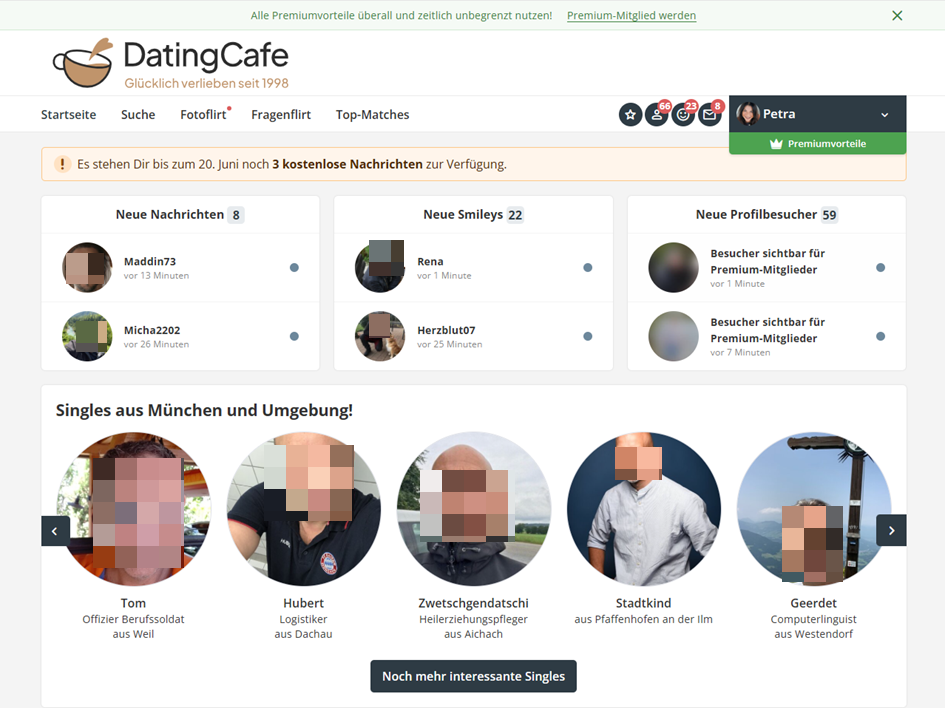 inside Dating Cafe TestDating Cafe
