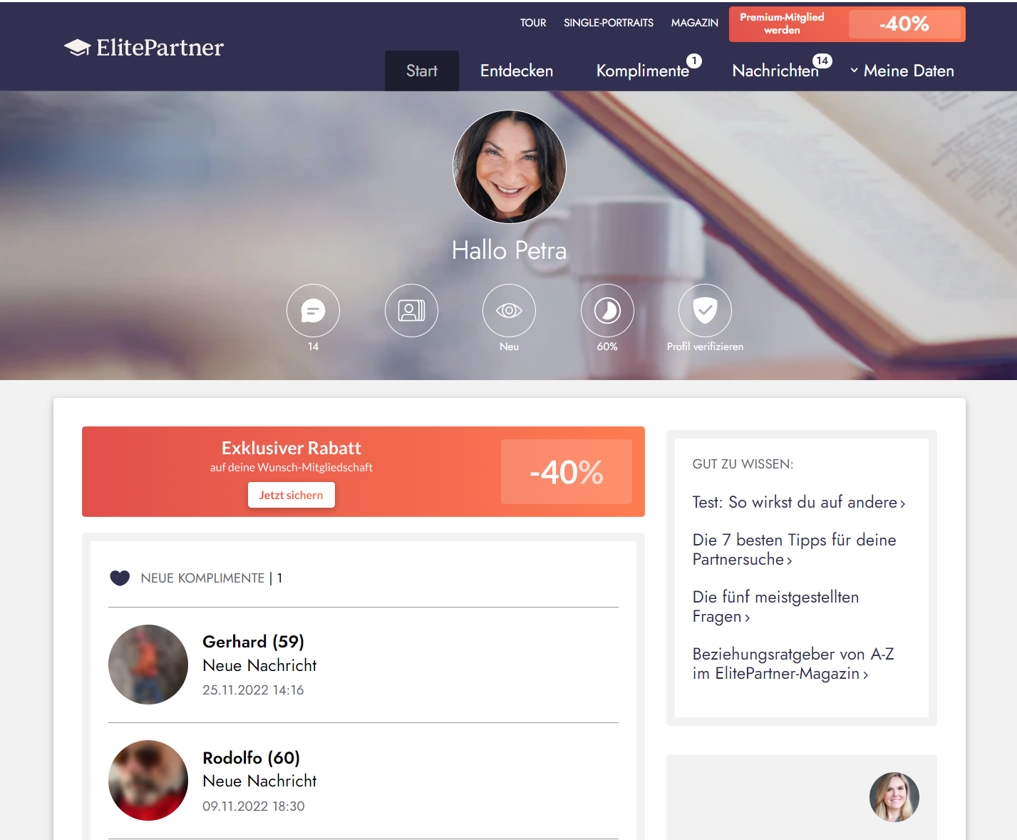 inside ElitePartner TestElitePartner