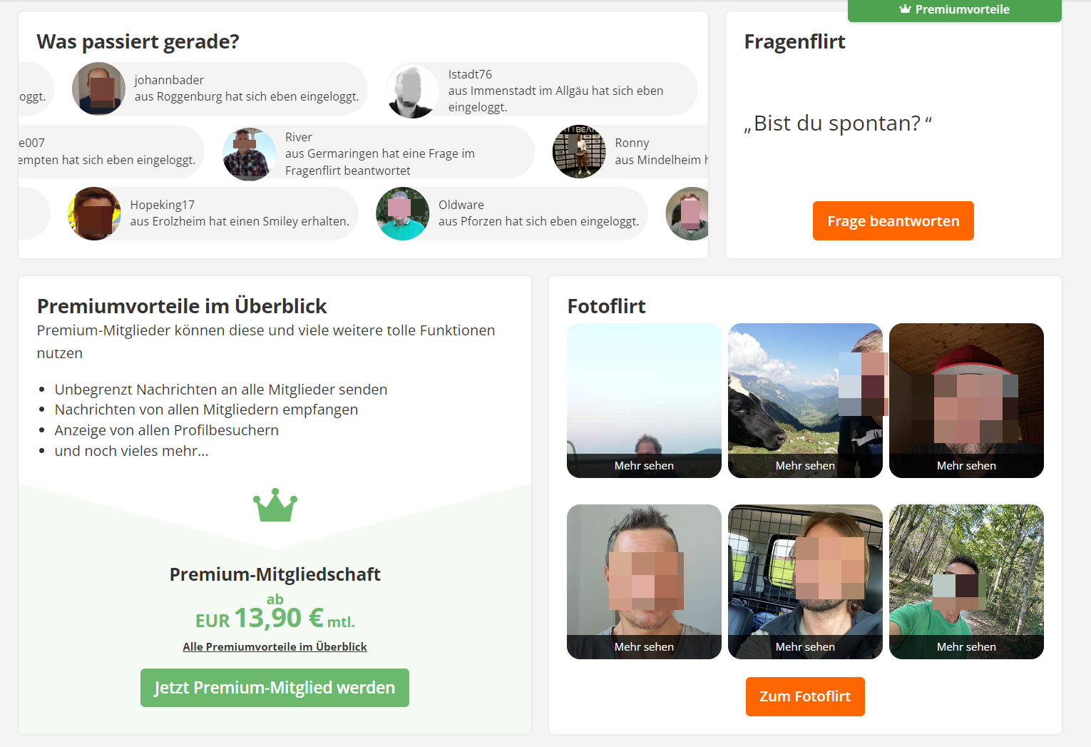 partnersuchemitkind Was passiert gerade?