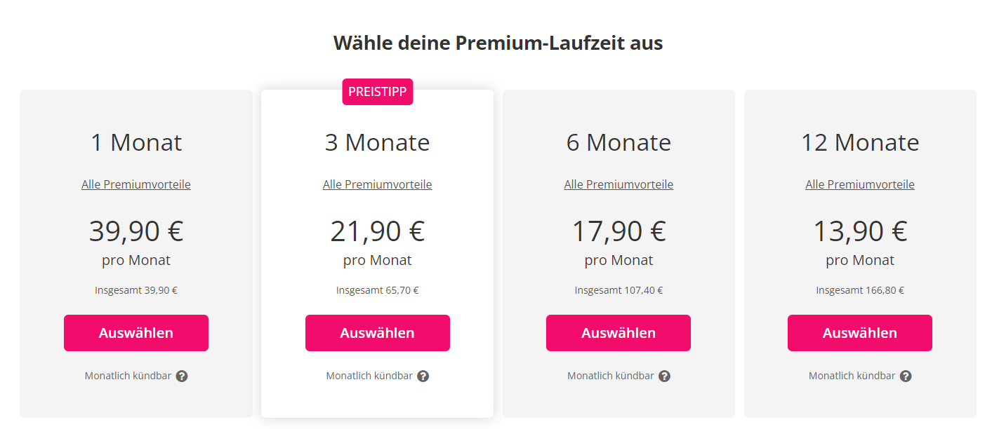 Sportydate Kosten